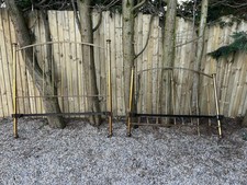 Headboard & Footboard Antique Brass Spindle Double Frame