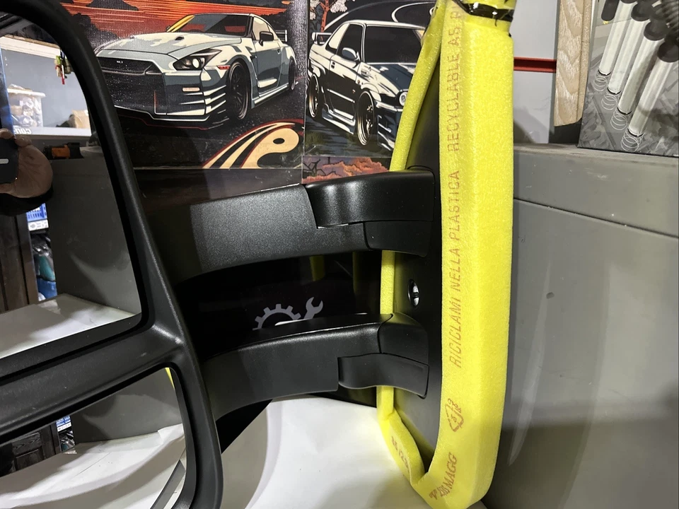 Specchio retrovisore braccio lungo manuale riscaldato sensore temperatura sinistro per Iveco Daily 5/2014> originale - Immagine 3 di 4