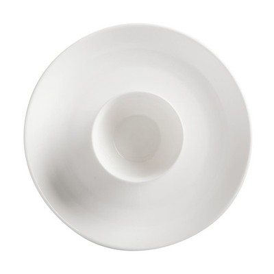 Chip- und Dipplatte: Maxwell & Williams White Basics Chip- und Dipplatte, Porc