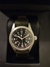 Hamilton Khaki Field Men's Black Watch H69439931 Excellent Condition Box/Papers 5