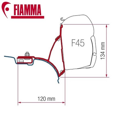 FIAMMA F45 VW T5 T6 TRANSPORTER MINIVAN MARKISENHALTERUNG SET TRANSPORTER CAMPERVAN