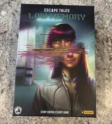 Escape Tales Low Memory (Board Game, 2019) Deduction Sci-Fi Card Room - COMPLETE