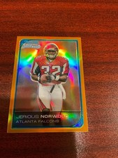 2006 JERRIOUS NORWOOD #256 Bowman Chrome Orange Refractor #3/25 Falcons