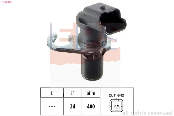 1X EPS 1.953.303 Impulsgeber Kurbelwelle FüR Renault CitroëN Peugeot-image