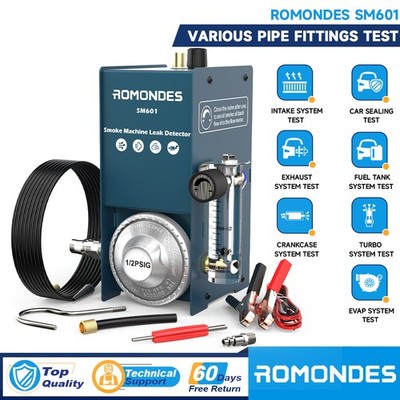Smoke Machine Auto Fuel Pipe Smoke Leak Detector Diagnostic Tool Romondes SM601