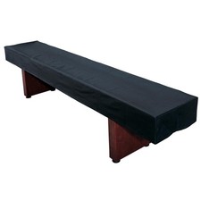 Hathaway 9ft Shuffleboard Table Cover Black Synthetic Leather Dust Spill Protect