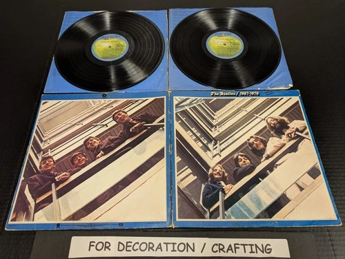 FOR DECOR: The Beatles 1967-1970 Blue Album - 1973 Rock Double LP  Not For Play