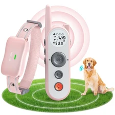 Wireless Dog Fence System - 3500ft Range, 6000ft Remote Training Collar 2-in-...