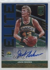2021-22 Donruss Elite Signatures Blue 18/35 Jack Sikma #ES-JSK Auto HOF 1u6