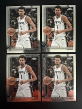 2025-26 Topps Chrome - Victor Wembanyama #221 MVP Buy Back Lot Of 4