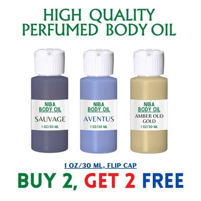 Pure Premium Fragrance Body Oil - Long Lasting , Alcohol-Free 1 oz