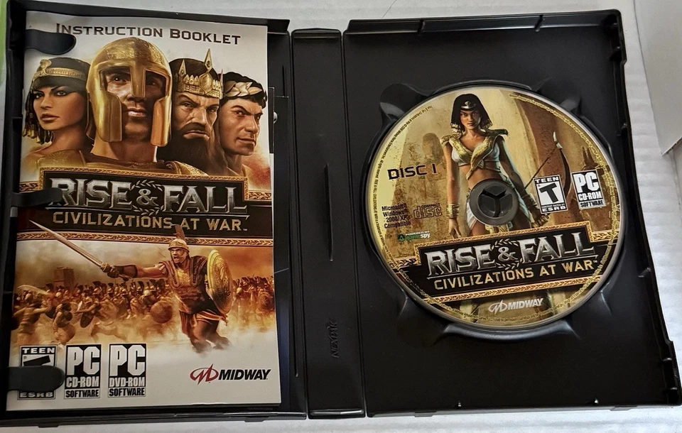 Rise & Fall: Civilizations at War (PC, 2006) Complete, CIB -Tested - Image 2 of 4