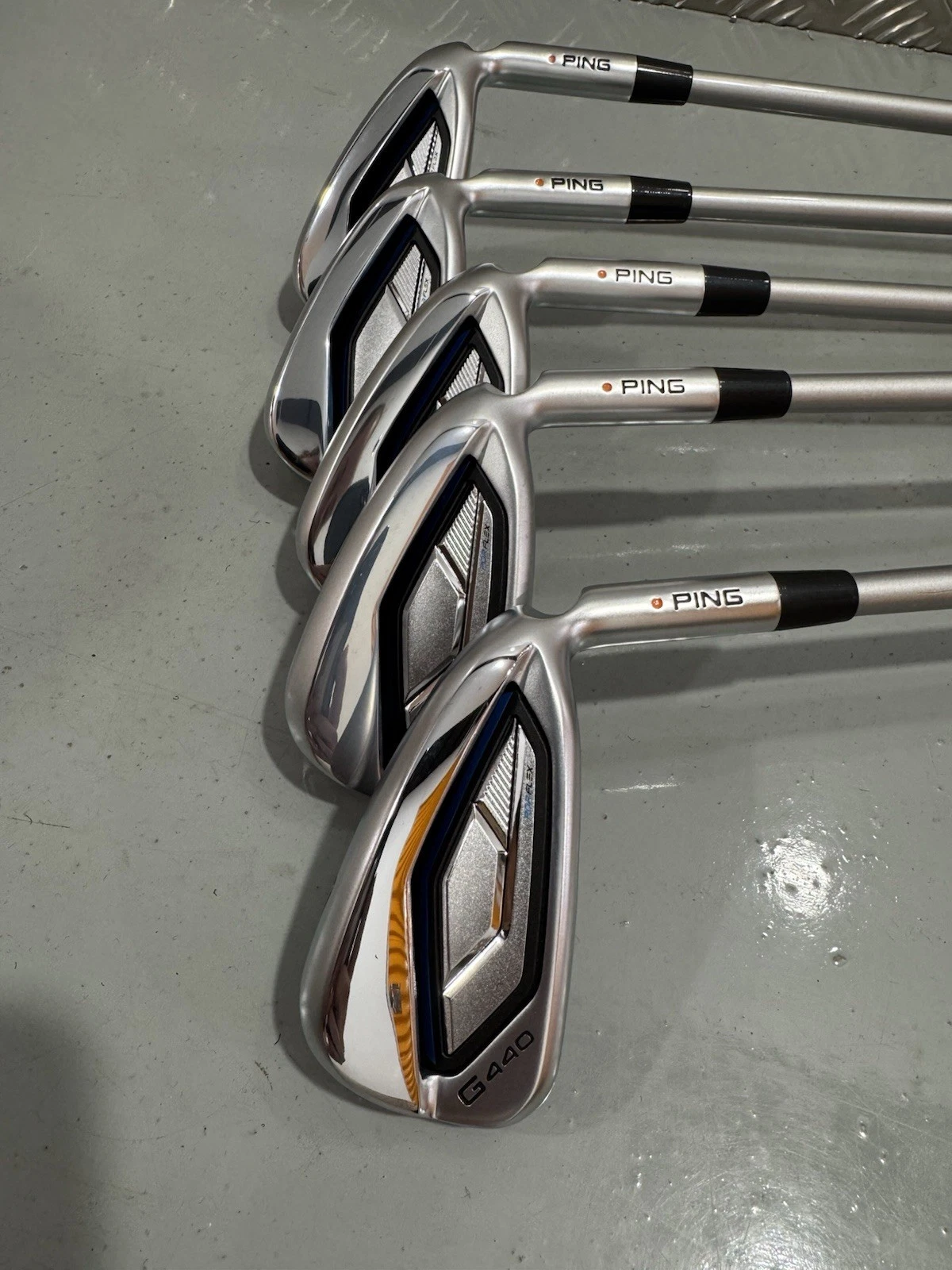 Ping G440 Golf Iron Set 7-PW+UW Orange Dot -1/2" Alta Quick 45g Shafts New 2
