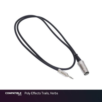 Rapco 1/8'' TRS MIDI Type-A Cable for Poly Effects Trails, Verbs