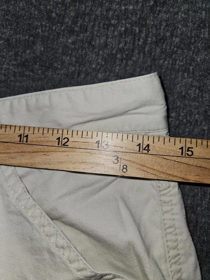 Pantalones cargo Tommy Hilfiger vintage juveniles 18 caqui 100 % algodón cremallera bolsillo 00s Foto 4 de 4