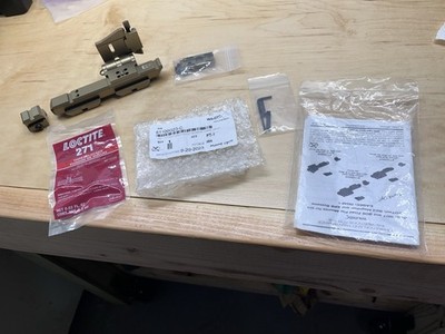 WILCOX 1MO 5/8 RISER KIT RARE/DESIRABLE (JSOC/DELTA/CAG/SOF/NAVY SEAL) TANODIZED