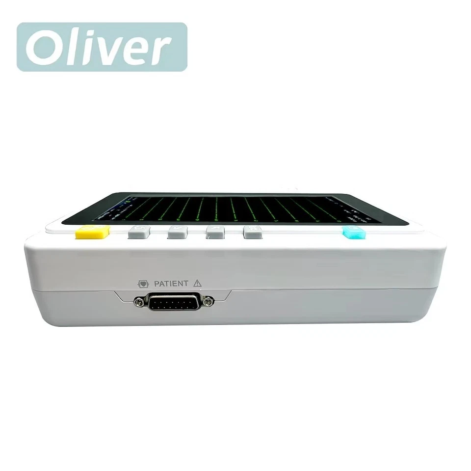 7inch touch screen display hospital Digital 3/6 Channel 12 Leads ECG/EKG Machine - Image 2 of 4