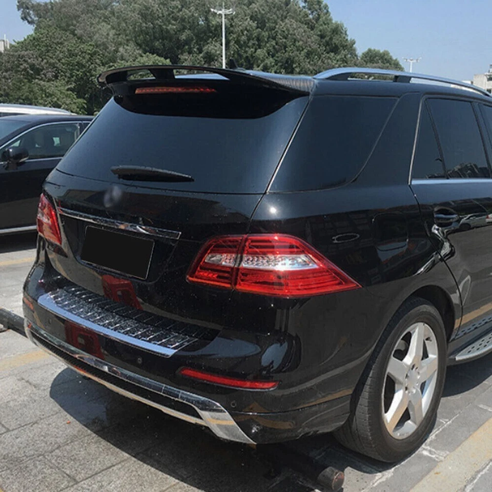 Asa de spoiler traseira de teto de carbono real para Mercedes-Benz GLE-Class W166 GLE350 GLE43 - Imagem 3 de 4