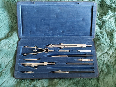 Original LOTTER Drafting Architecture Engineering Tools - Vintage!