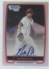 2012 Bowman Chrome Prospects Auto Refractor 455/500 Matt Purke #BCP80 Auto 0f8