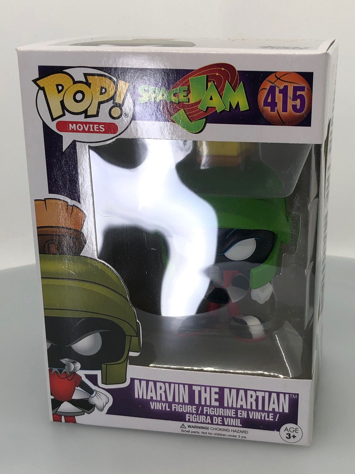 Funko Pop! Movies Space Jam Marvin The Martian #415 Vinyl Figure Damaged Box