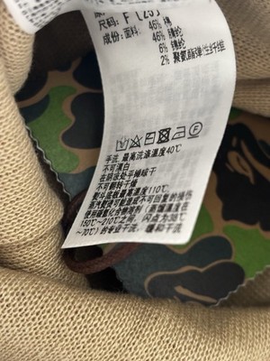 Authentic A Bathing Ape Bape ABC Camo Beanie Knit Cap Green New
