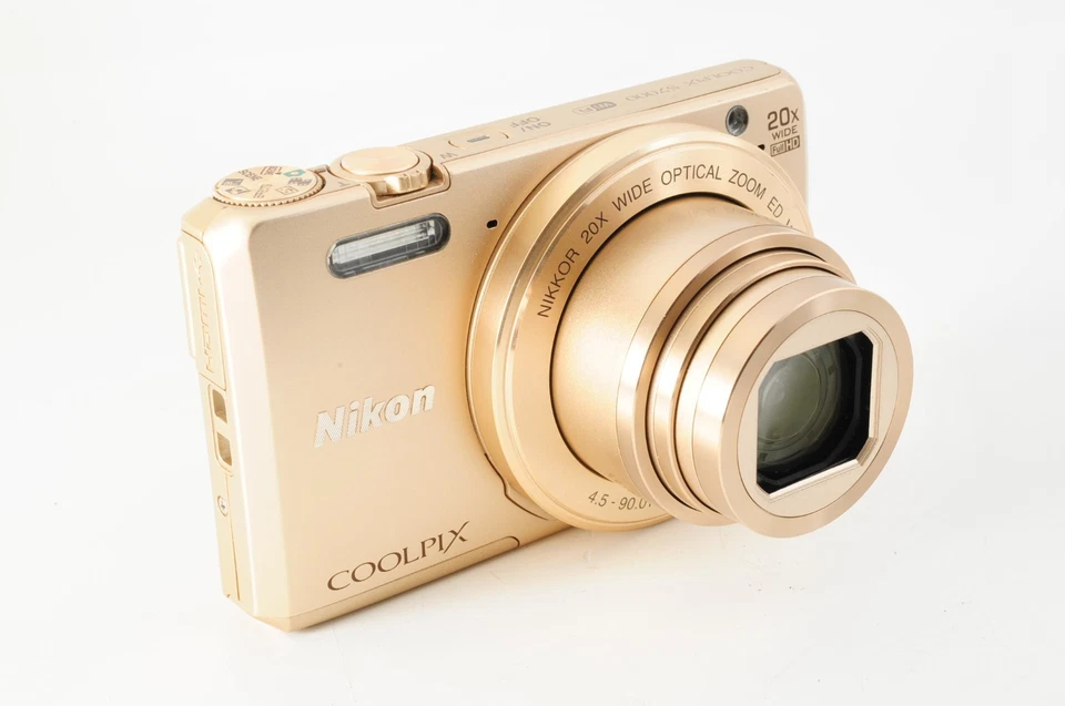 Nikon Coolpix S7000 16MP Gold Digitalkamera mit SD-Karte [NEAR MINT] #991 - Bild 4 von 4