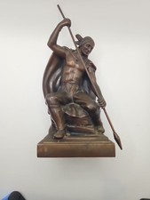 Jennings Brothers JB Bronze Indian War Spear 1 Sculptures #1699
