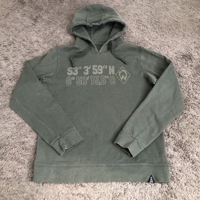 Werder Bremen Coordinates Hoodie Men s Size M Green Organic Cotton Pullover
