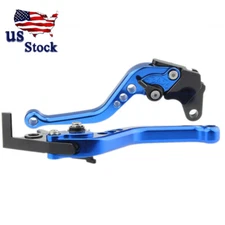CNC Adjustable Blue Brake Clutch Levers For Yamaha YZF R1 1999 2000 2001
