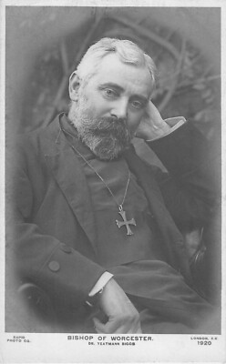 POSTCARD - SOCIAL & CHURCH HISTORY  - DR YEETMAN BRIGGS - BISHOP OF WORCESTER