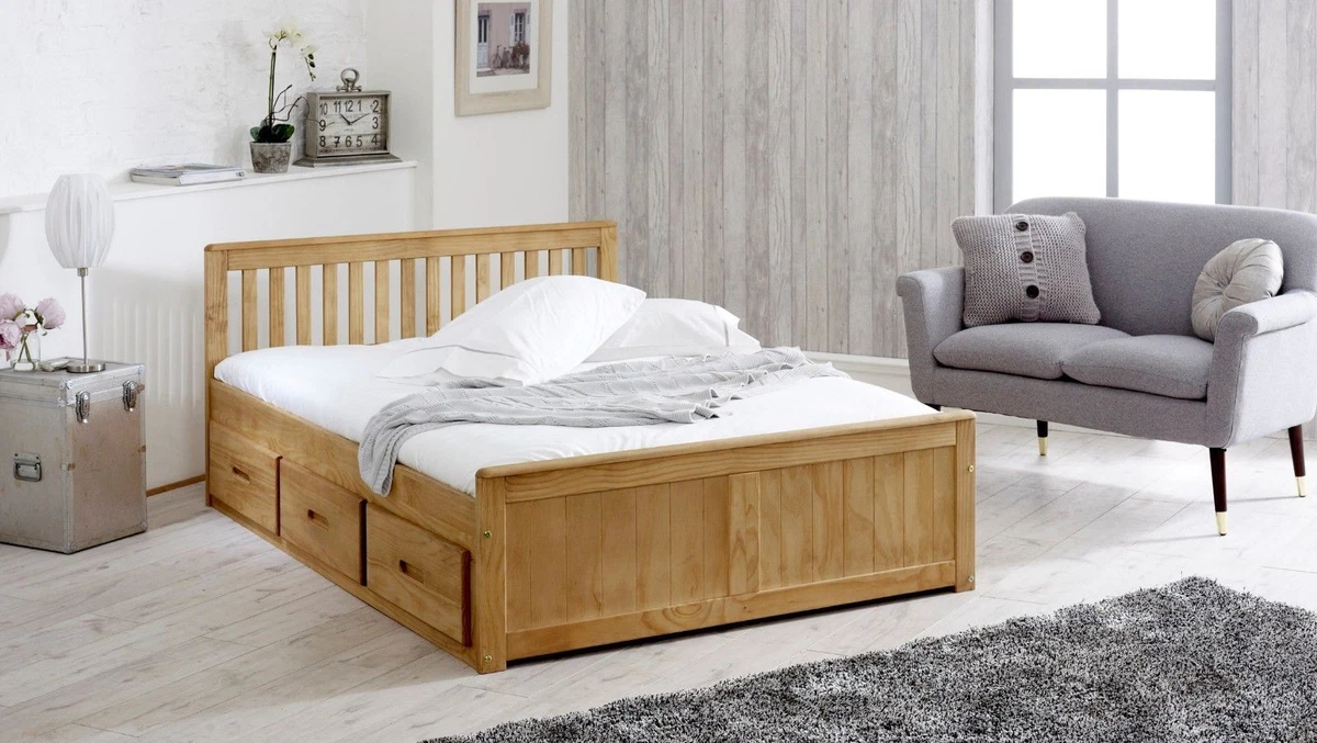 Double bed with storage cheap ebay