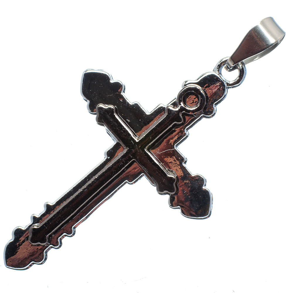 Stainless Steel Jesus Christ Cross Catholic Crucifix Pendant #020