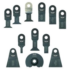 12x TopsTools Multitool Blade for Worx Sonicrafter Ryobi Erbauer AEG Multi tool