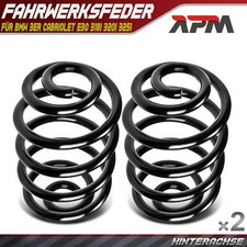 2x Federn Fahrwerksfeder Hinterachse für BMW 3er Cabriolet E30 318i 320i 325i