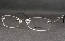 whynot by Koberg + Tente KT 5001.1 Black RARE EYEGLASSES RIMLESS 50-19-140mm