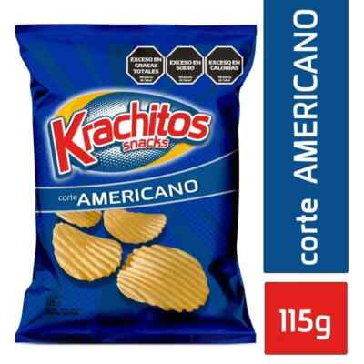 Krachitos - Papas Corte Americano 115 Gr (x 4 Unidades)