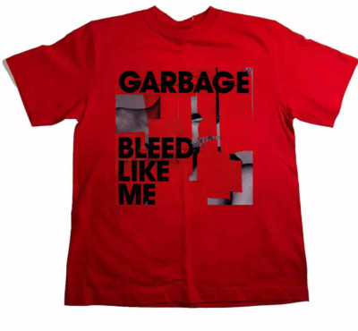 Garbage Band Bleed Like Me red cotton T SHIRT FULL SIZE S-5XL