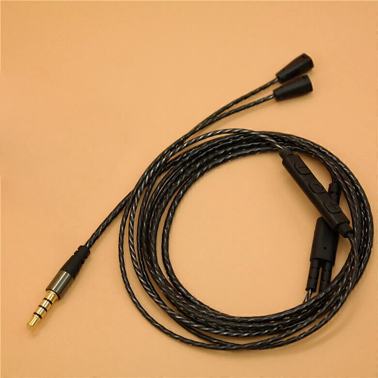 Replacement Cable with Remote Mic for iphone to Sennheiser IE8 IE 80 Headphone