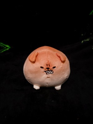 angry dog plush