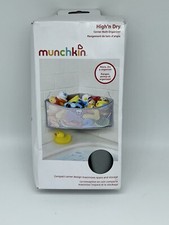 Munchkin High'n Dry Corner Bath Organizer Grey New Open Damage Box