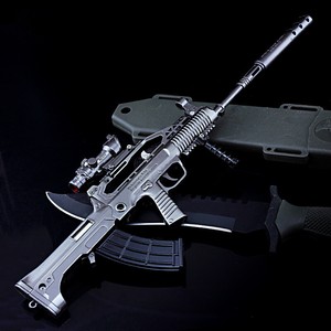Pubg Qbz 95 Automatic Rifle Gun Model Key Ring Warfare Firearms Toy - image is loading pubg qbz 95 automatic rifle gun model key