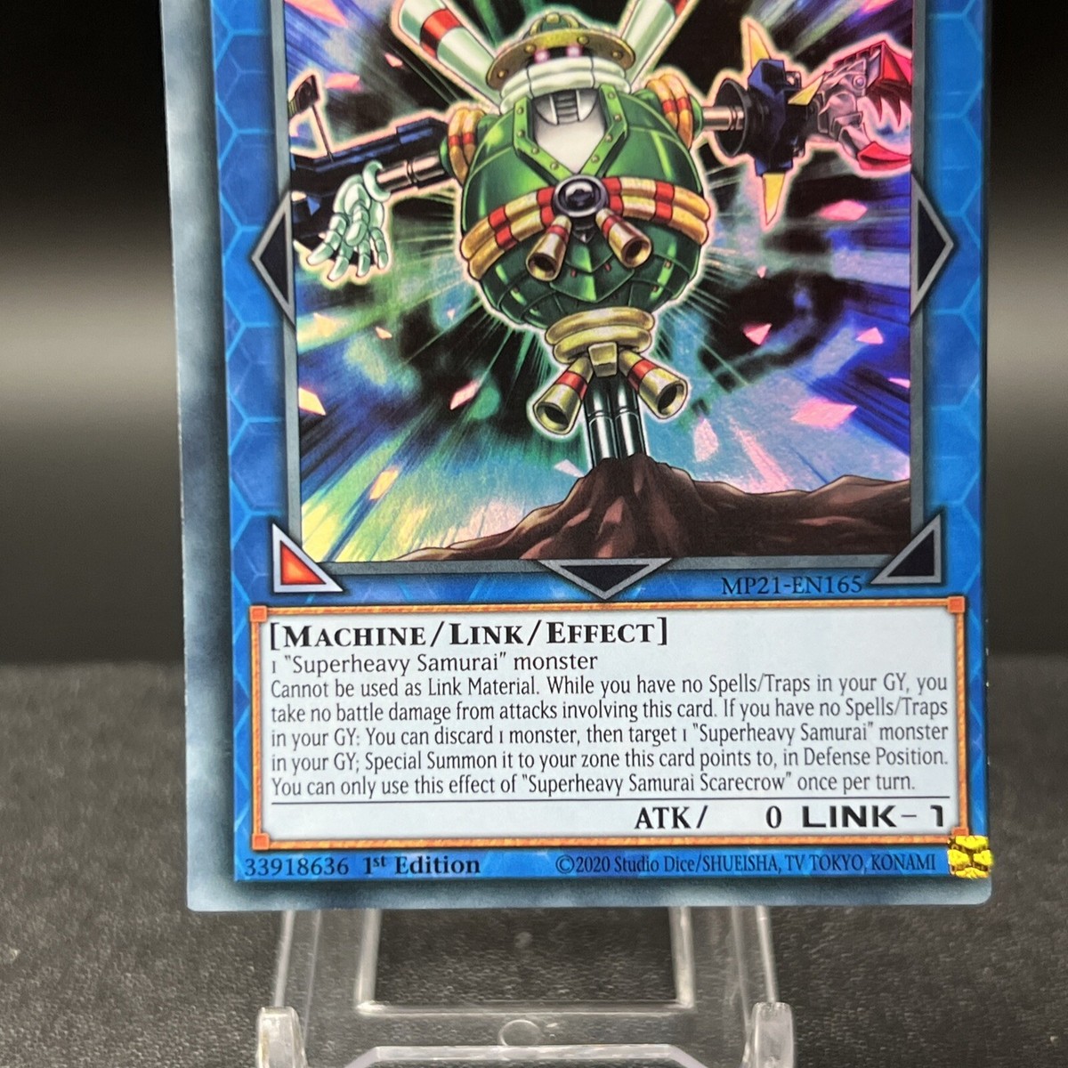 Superheavy Samurai Scarecrow MP21-EN165 MISCUT 1st Super Rare