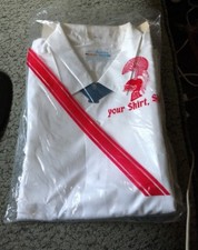 NOS L 16 White Dura Wite Vtg 60s Manhatten Delcot Mantrim L/S Dress Shirt