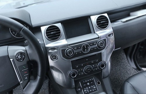 Silver Central Console Air Outlet Vent Trim For Land Rover Discovery 4 2010-2016 - Picture 8 of 12