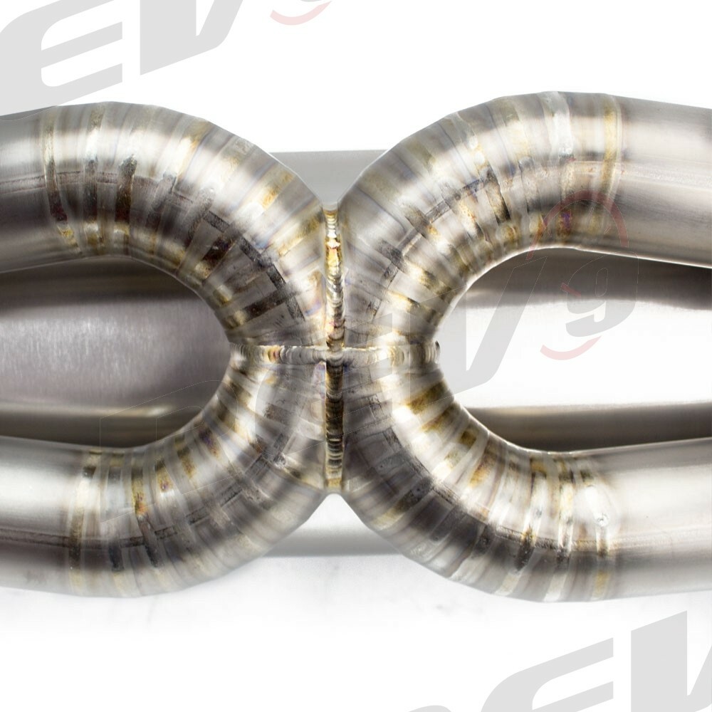 REV9 2.75" TITANIUM EXHAUST KIT VALVED DESIGN FOR 08-12 AUDI R8 4.2L V8