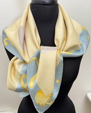 Vintage Bulgari Silk Twill Scarf by Davida Pizzigoni "D'Amor Riamato" A602