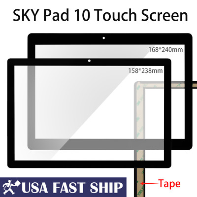 New 10.1'' Digitizer Touch Screen Display Panel Glass For Sky Devices Sky Pad 10