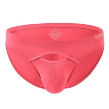 ZONBAILON Men's Underwear Sexy Hollow Breathable Bamboo Fiber Stretch Briefs