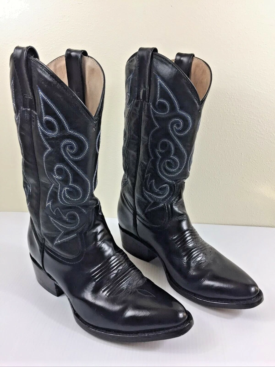 Black western cowboy boots deals